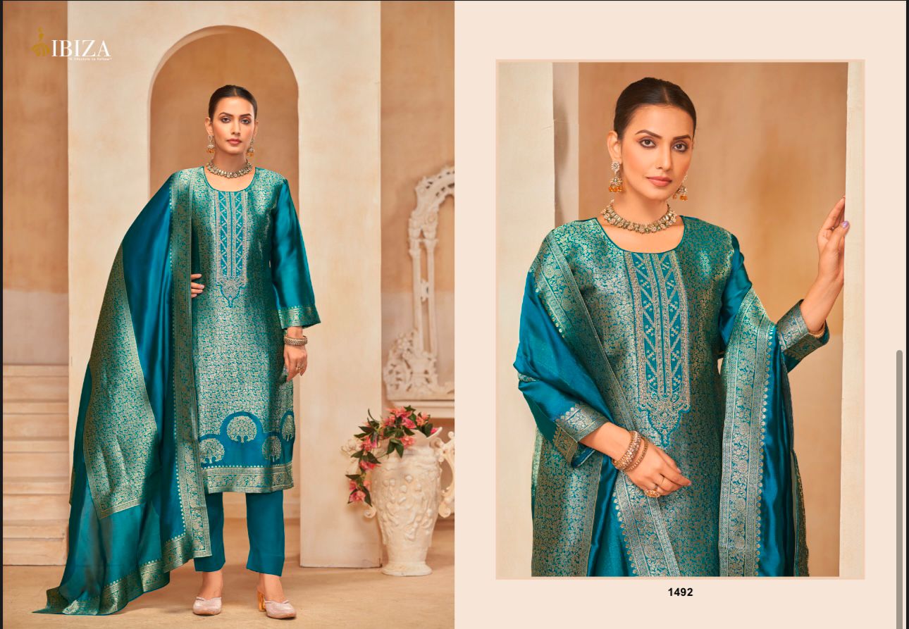 Sakhi Vol 7 By Ibiza  Silk Jacquard Salwar Kameej Best Wholesale Shop In Surat
